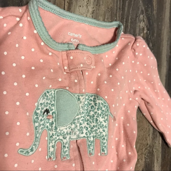 ❌SOLD❌ 6M Carter’s double zipper Fleece/Cotton PJ - Picture 9 of 16